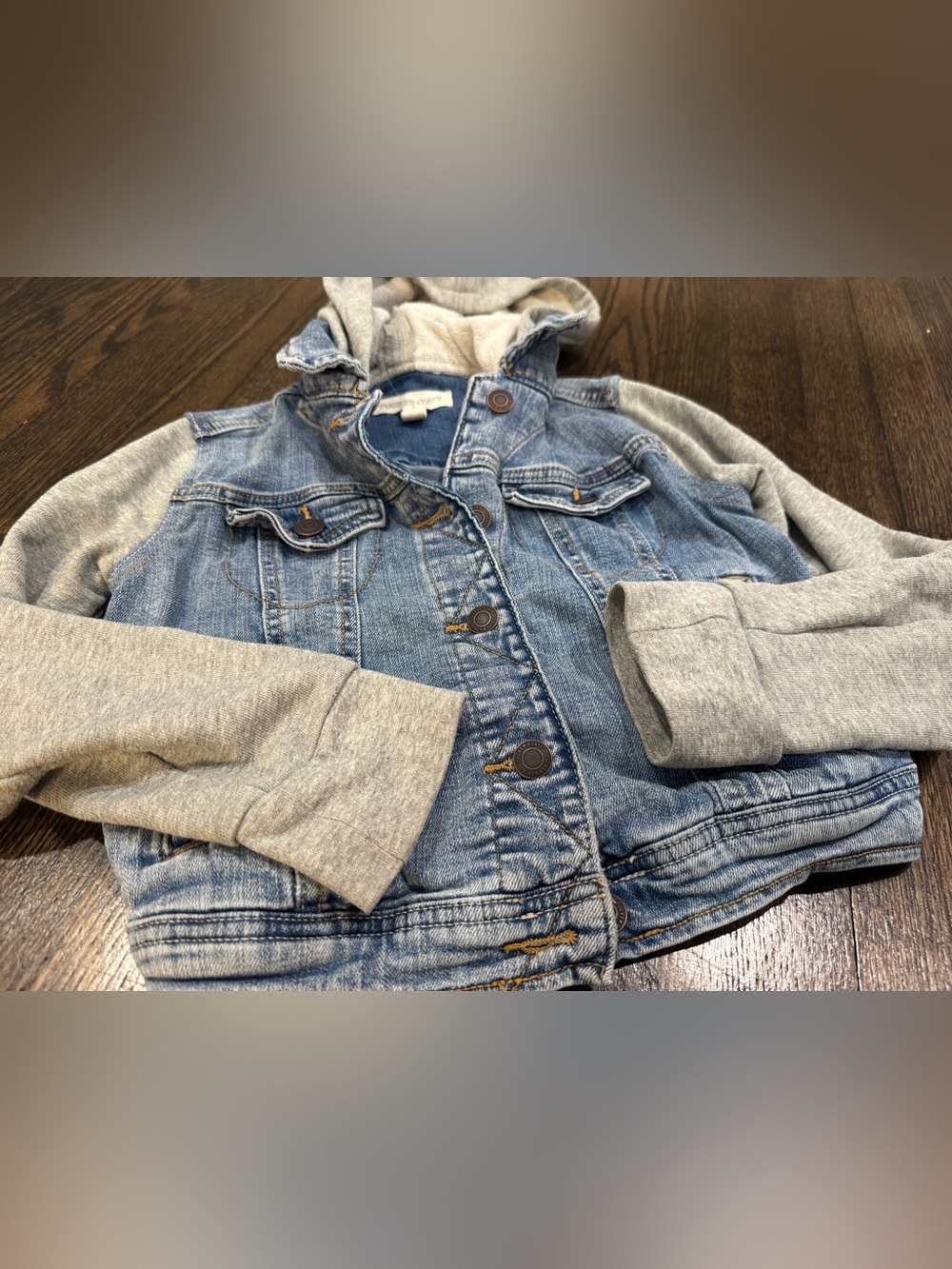 Tucker + Tate Jean Hooded Sweatshirt Jacket (7/8) - Picture 3 of 5